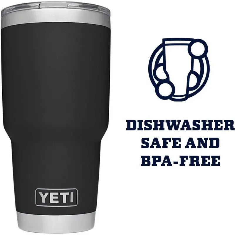 YETI Rambler 30oz Travel Mug – Black