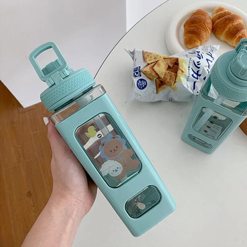Kids BPA Free Water Bottle With Straw