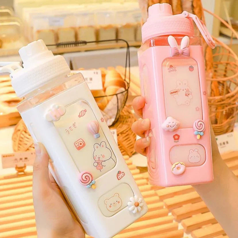 Kids BPA Free Water Bottle With Straw