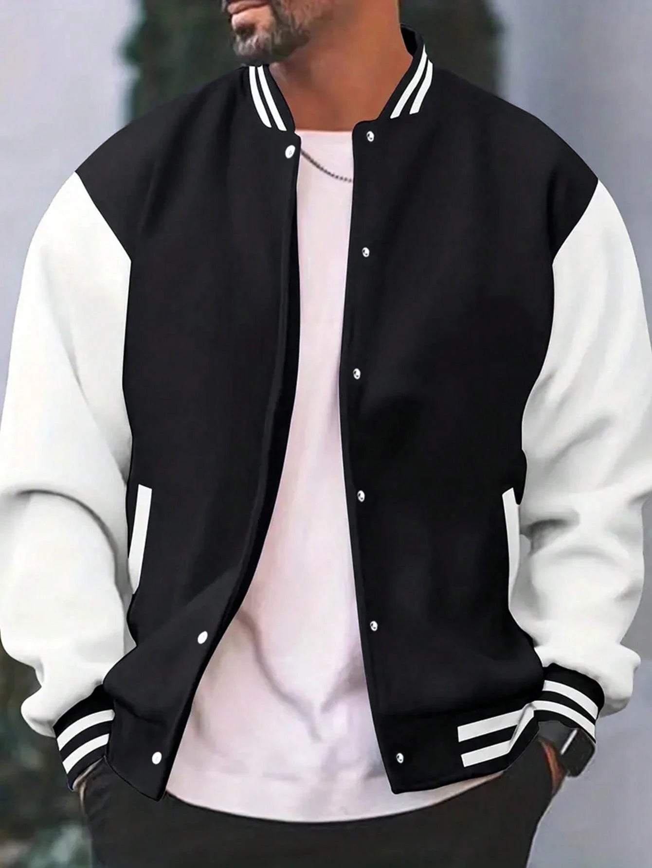 Manfinity Dauomo Men’s Baseball Jacket