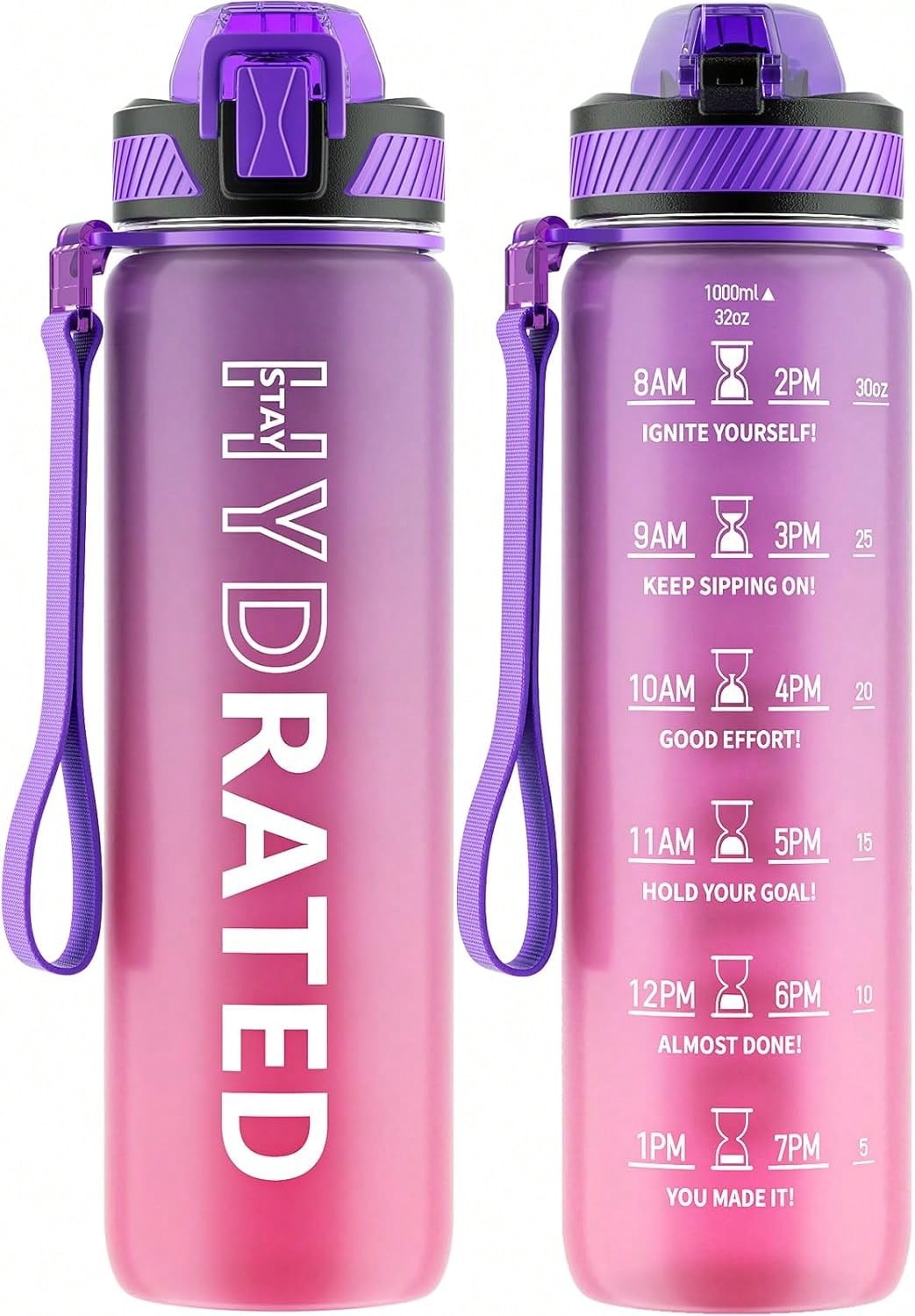 QLUR 32oz Time Marker Bottle