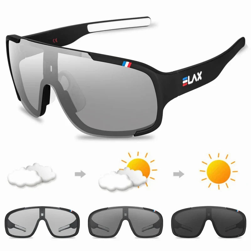 ELAX Polarized Photochromic Cycling Glasses