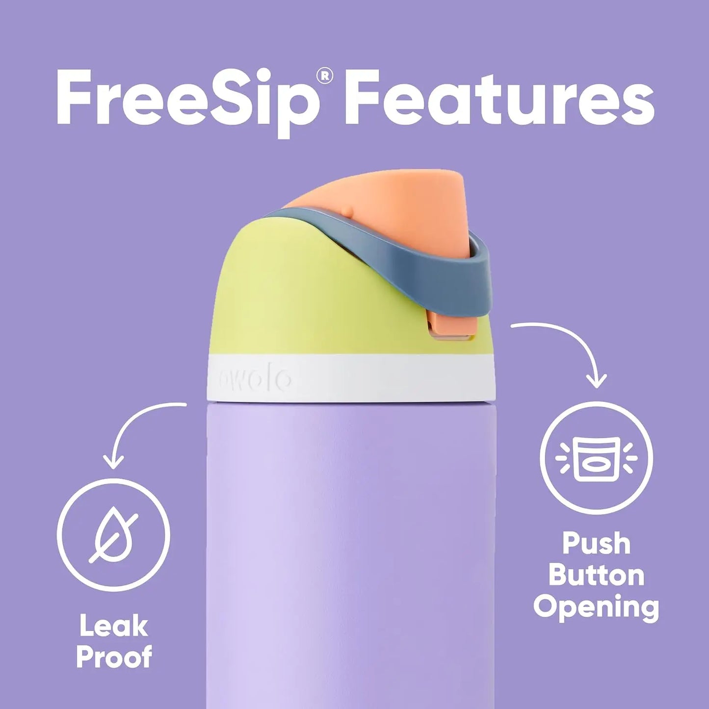 Owala Blue Insulated FreeSip Water Bottle