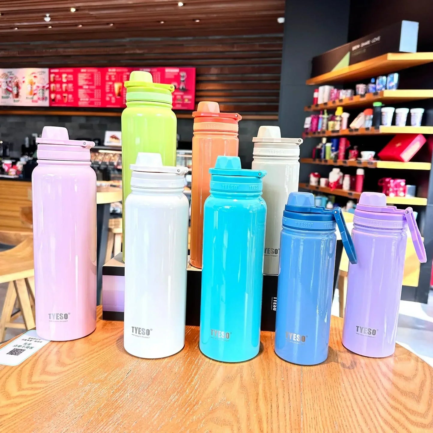 Tyeso Thermal Water Bottle (Stainless Steel )
