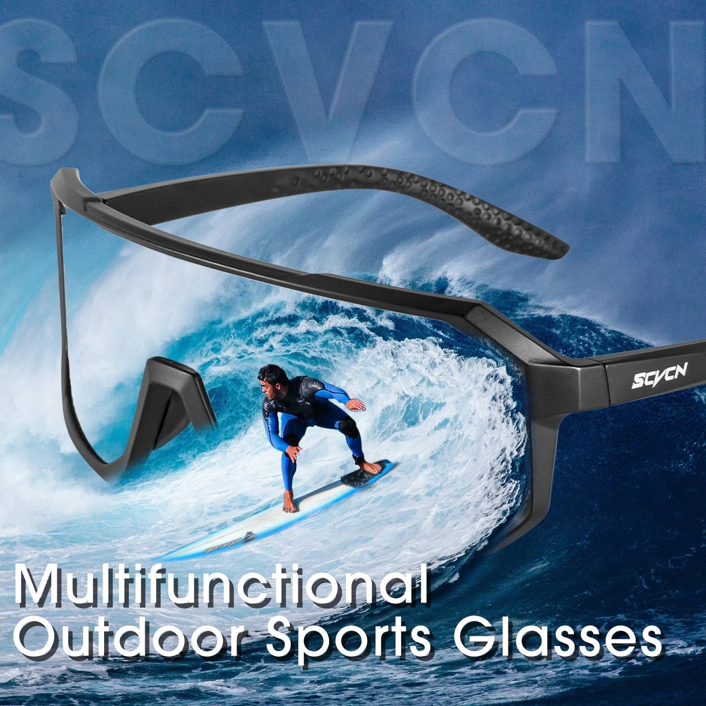 SCVCN Sports Cycling Sunglasses UV400