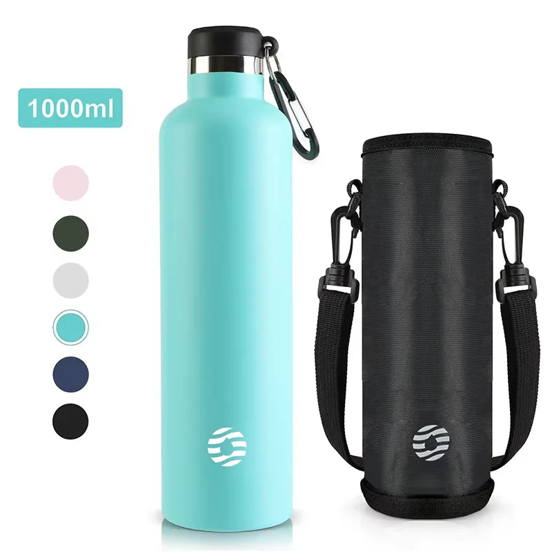 FEIJIAN 1000ml Sports Thermos Bottle
