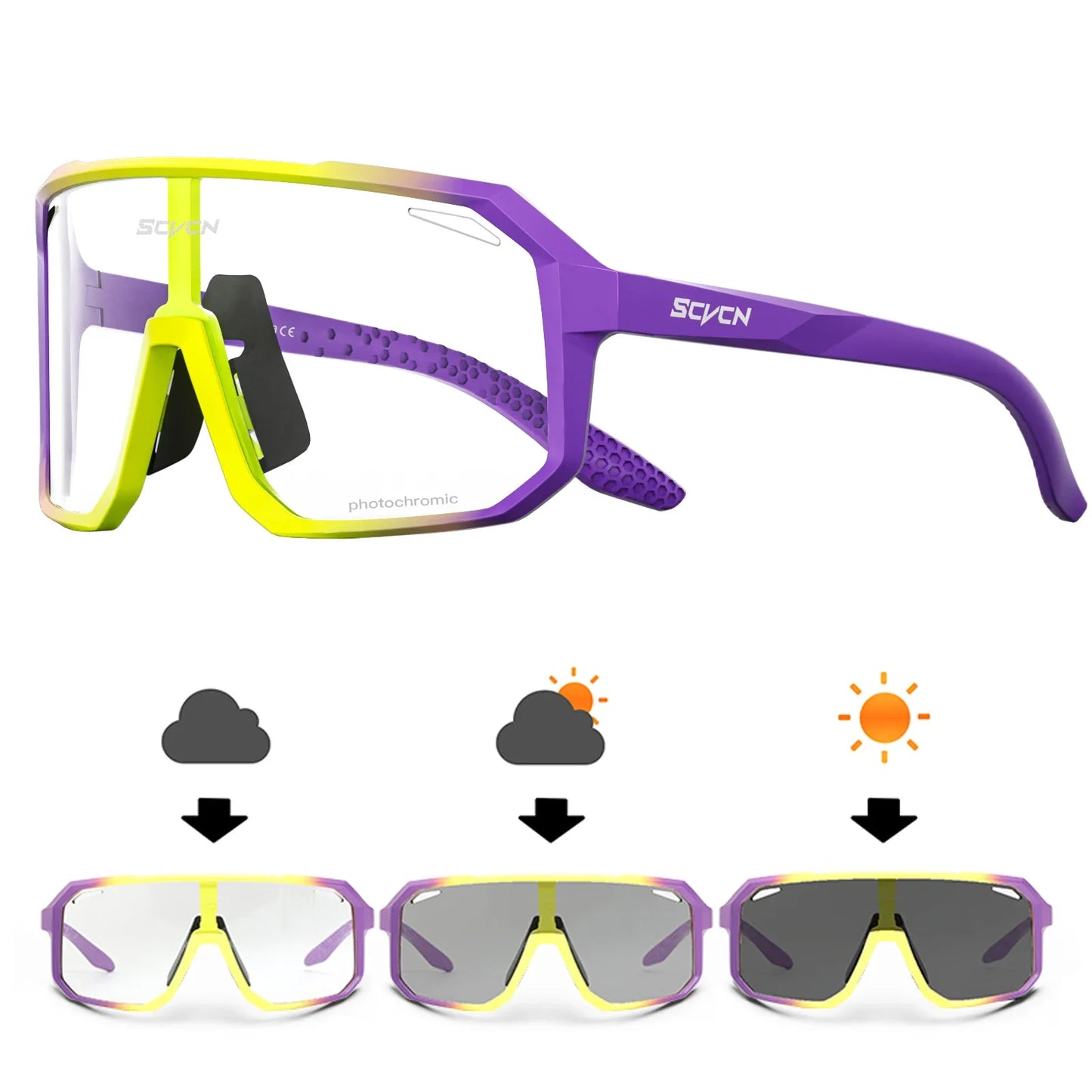 SCVCN UV400 Cycling Sports Glasses