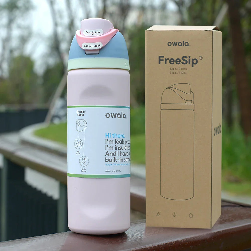 Owala Blue Insulated FreeSip Water Bottle