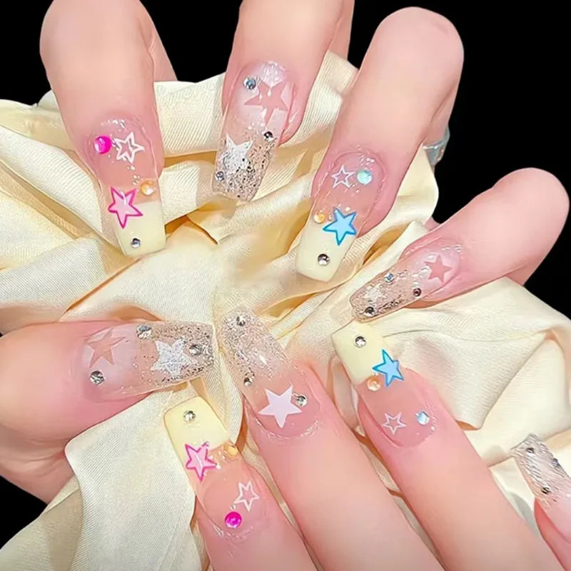 24Pcs Y2K Almond Press-On Nails