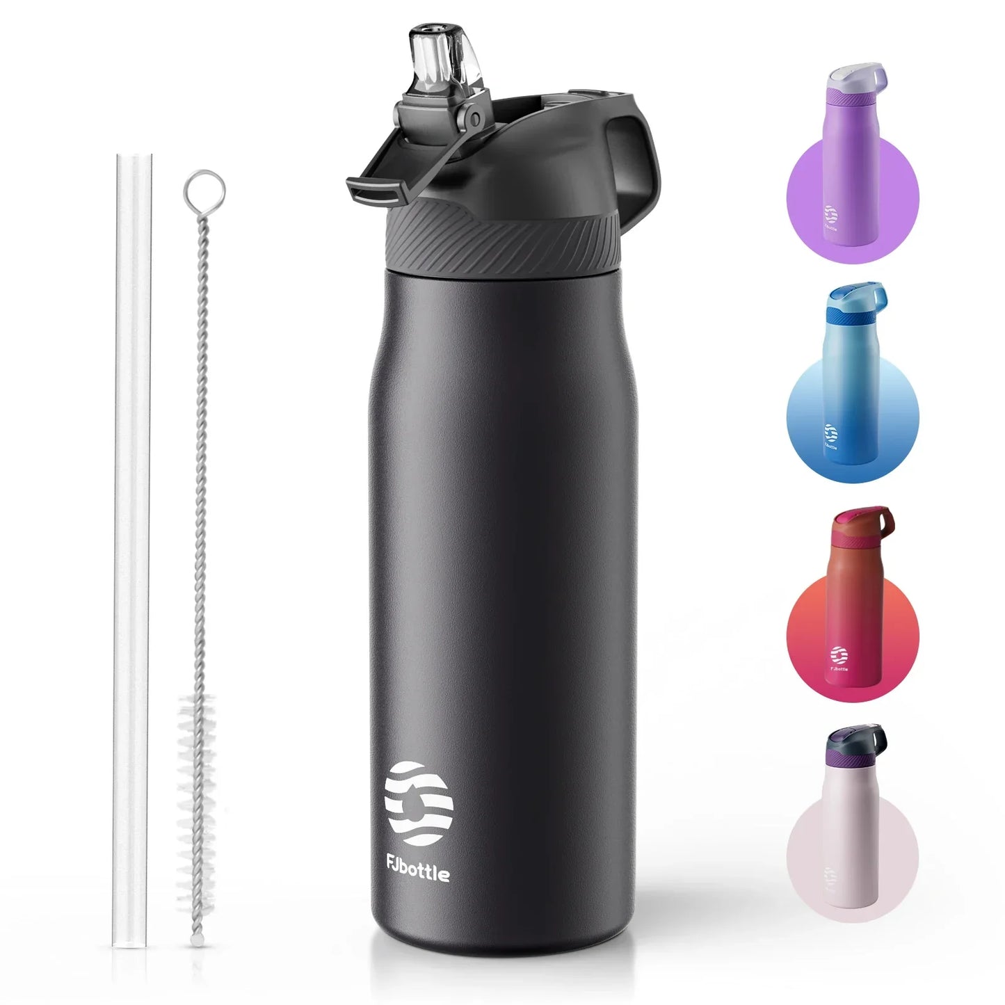 FEIJIAN Vacuum Insulated Sports Water Bottle