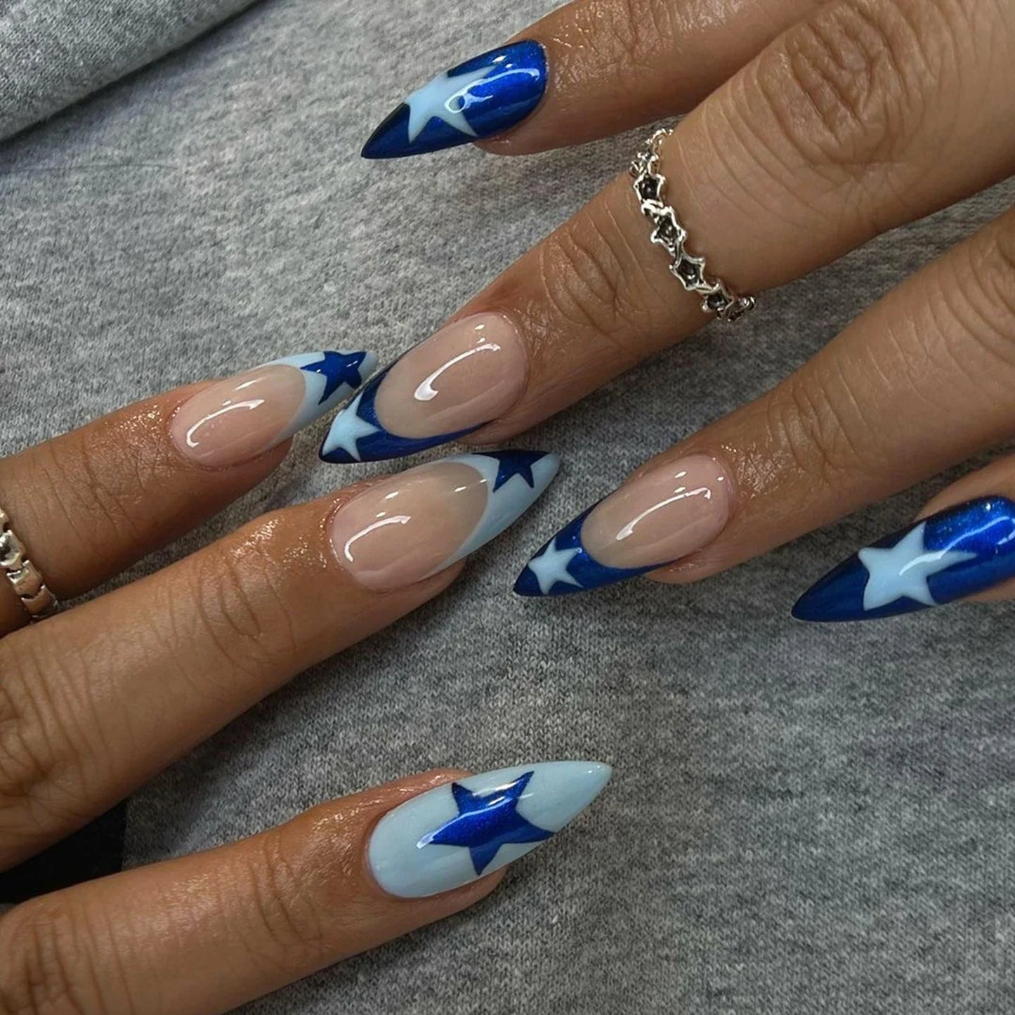 24Pcs Y2K Almond Press-On Nails
