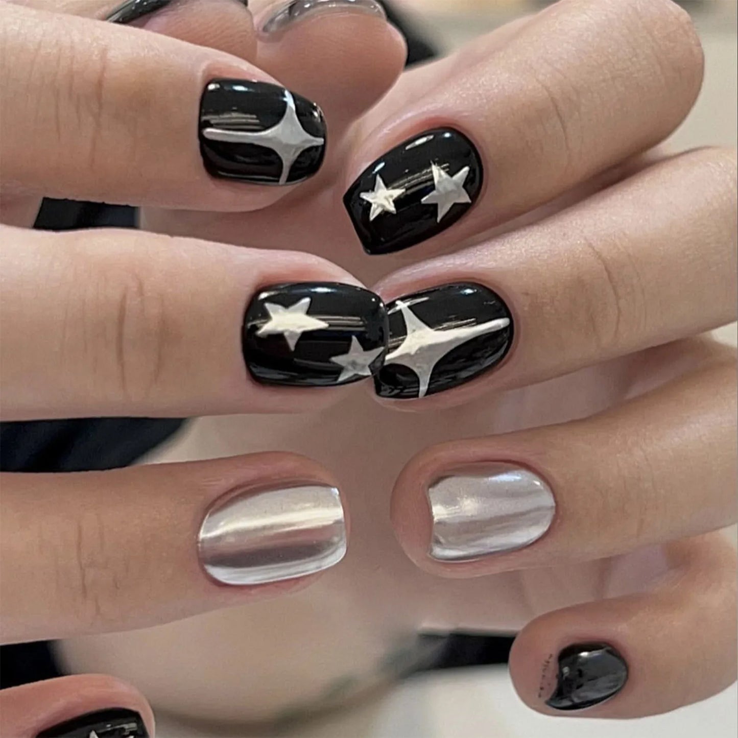 24Pcs Y2K Almond Press-On Nails