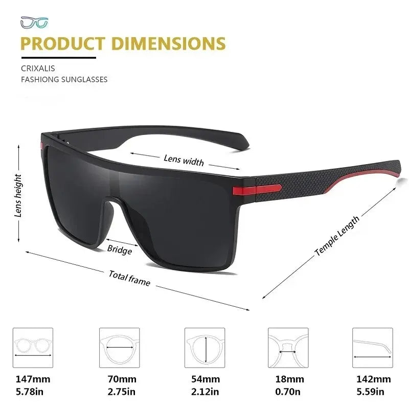 CRIXALIS Polarized Oversized Sunglasses