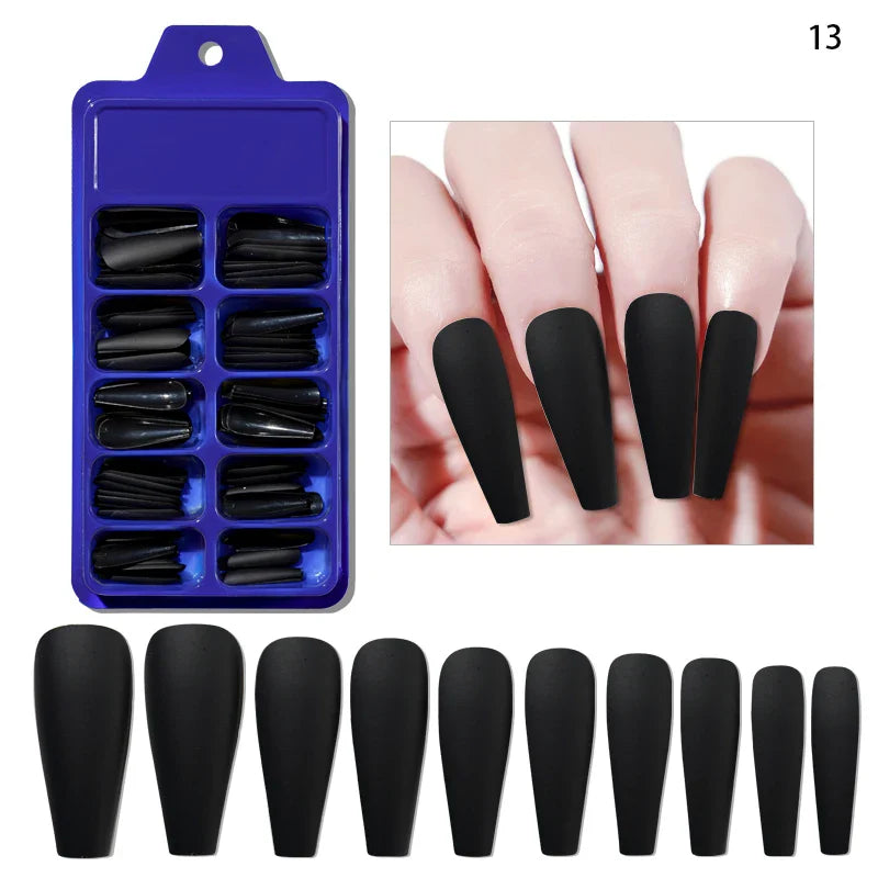100Pcs Nude Pink Press-On Nails