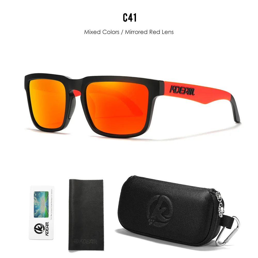 KDEAM Polarized Unisex Square Sunglasses