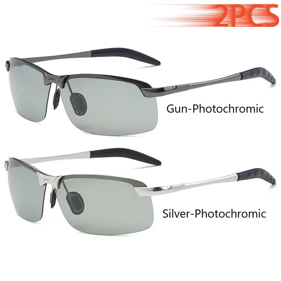 Photochromic Polarized Sunglasses Men