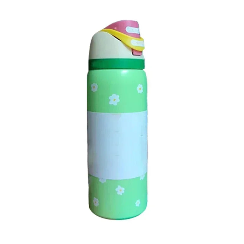 Owala Flower‑Pink Insulated Water Bottle