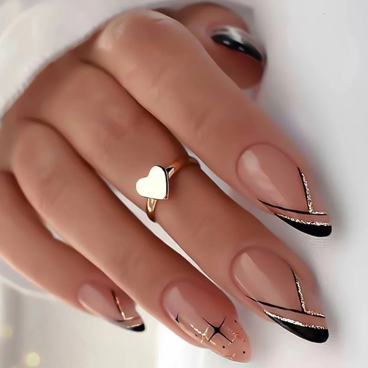 24Pcs Y2K Almond Press-On Nails