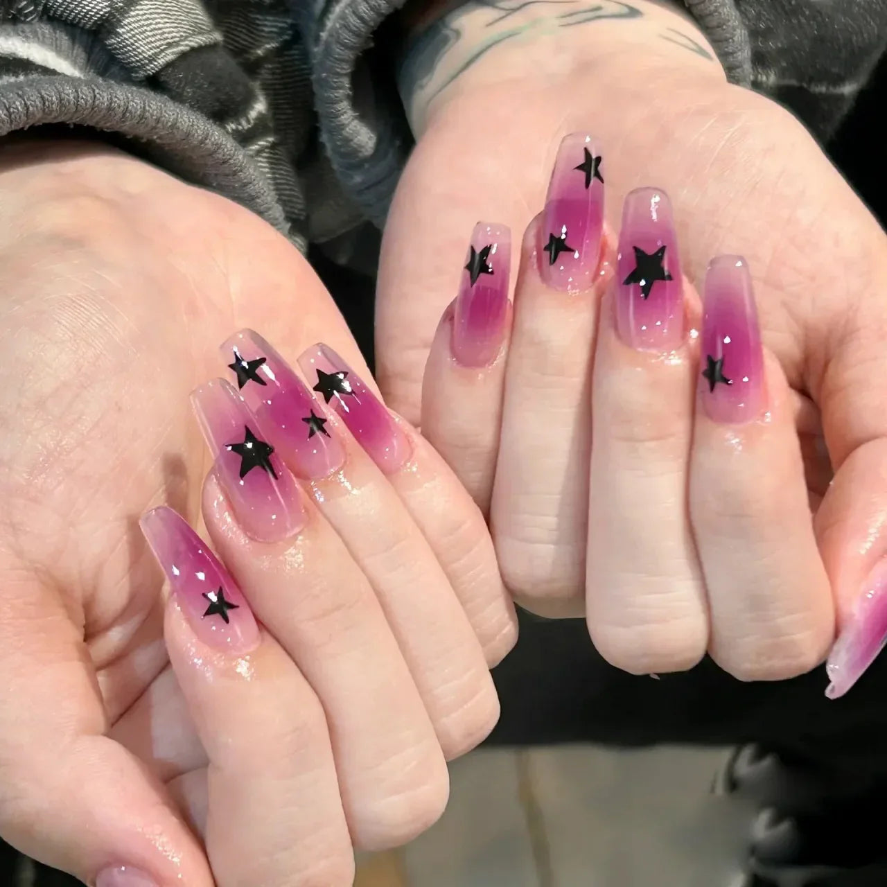 24Pcs Y2K Almond Press-On Nails
