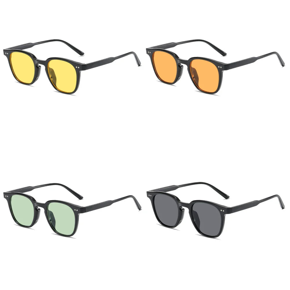 Vintage Luxury Square Round Sunglasses