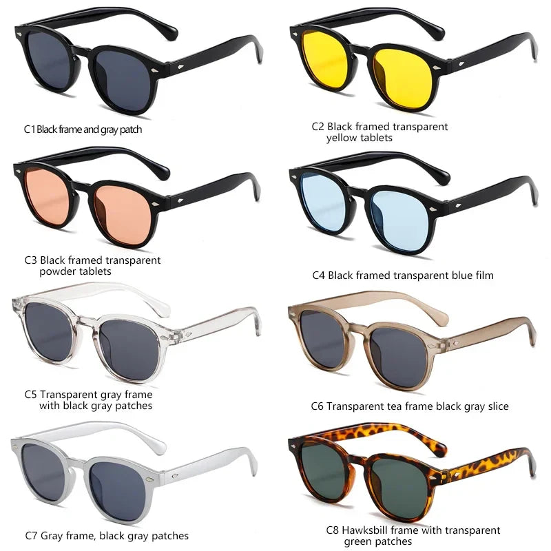 Vintage Rectangle Sunglasses UV400