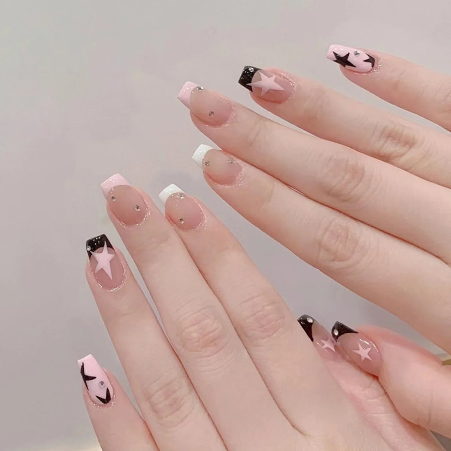 24Pcs Y2K Almond Press-On Nails