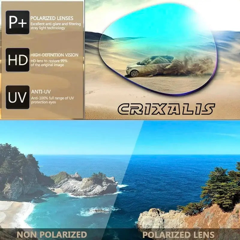 CRIXALIS Polarized Oversized Sunglasses