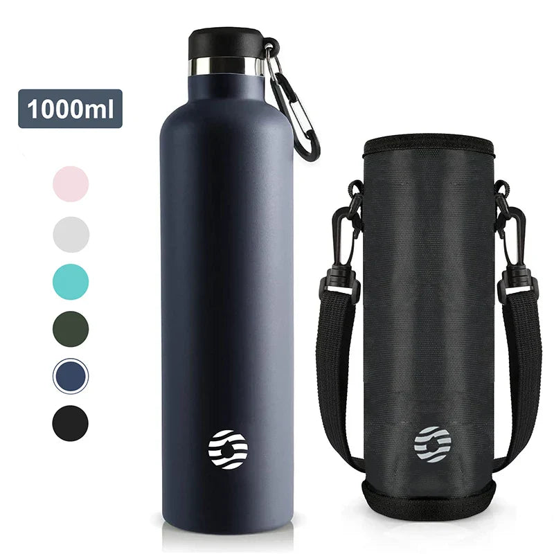 FEIJIAN 1000ml Sports Thermos Bottle