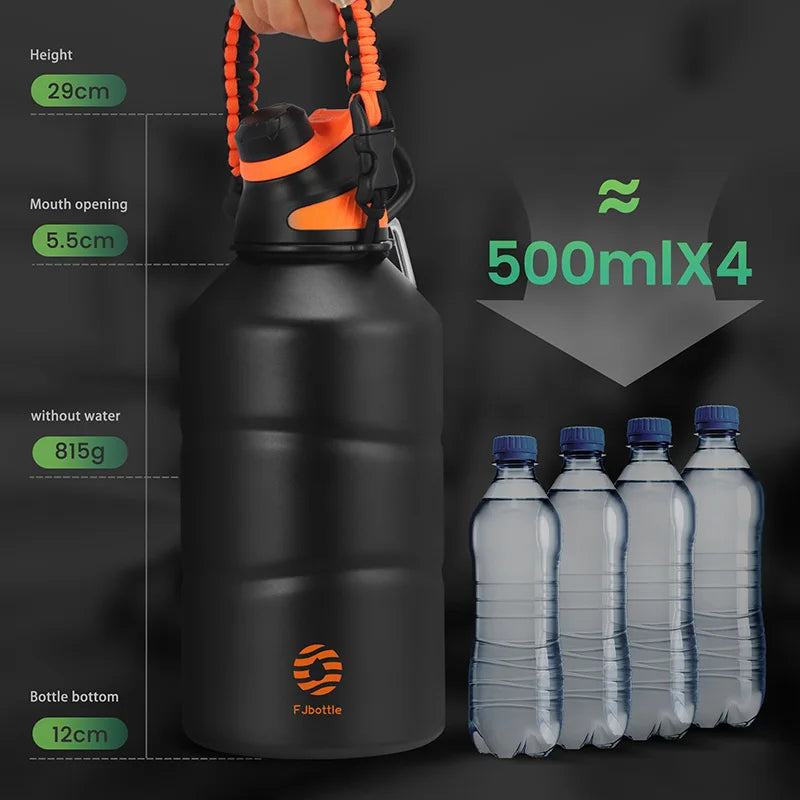 FEIJIAN 1.9L stainless steel thermos