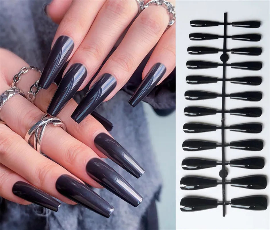24Pcs Y2K Almond Press-On Nails