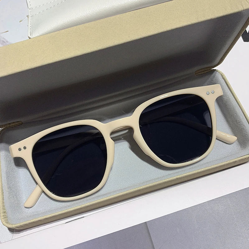 Vintage Luxury Square Round Sunglasses