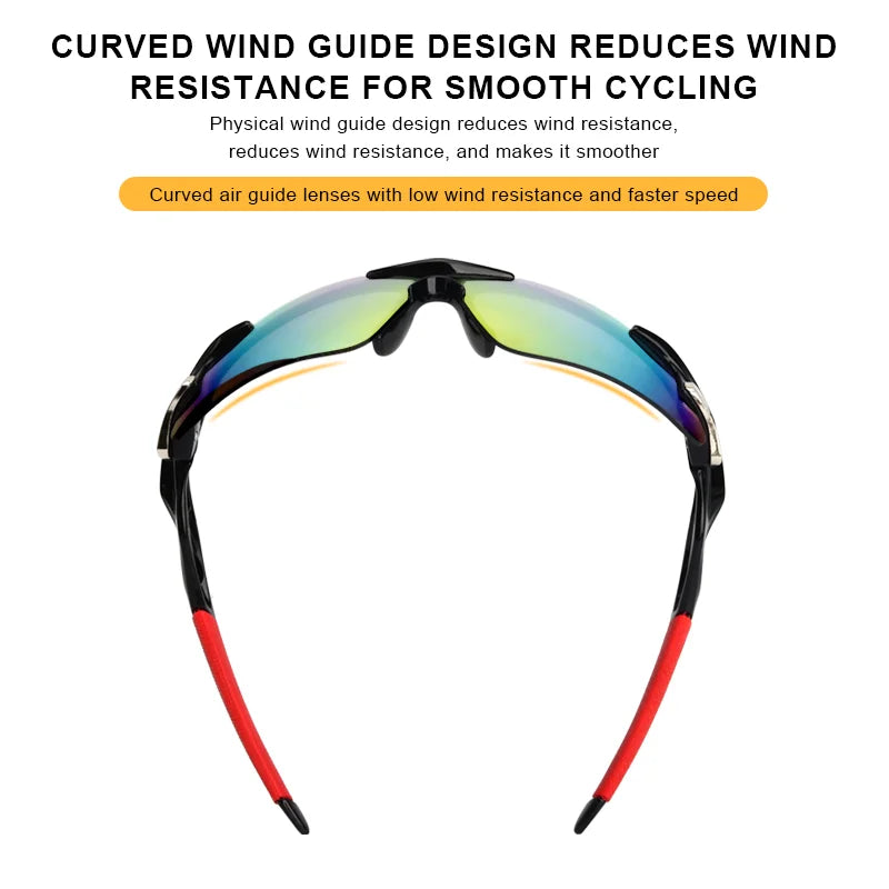 RIDERACE Sports Cycling Sunglasses Men