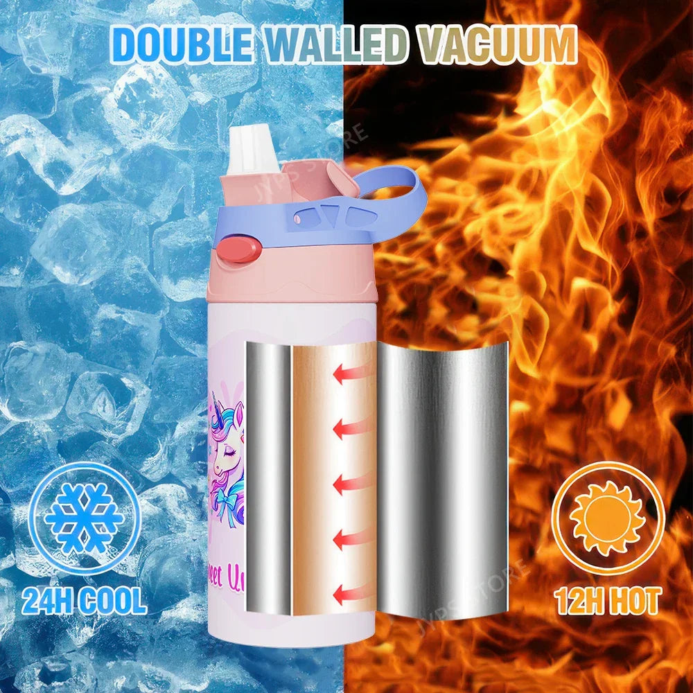 Kids Stainless Steel Water Bottle For School