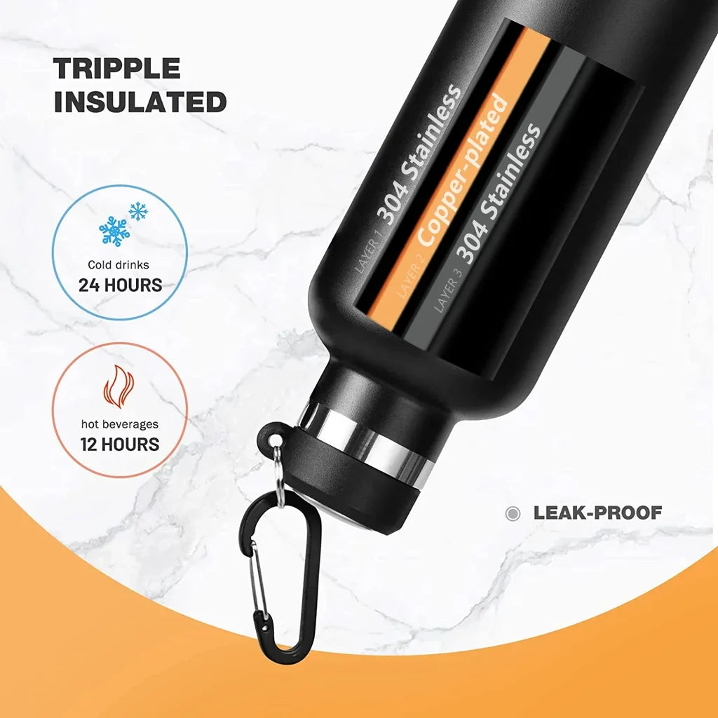 FEIJIAN 1000ml Sports Thermos Bottle