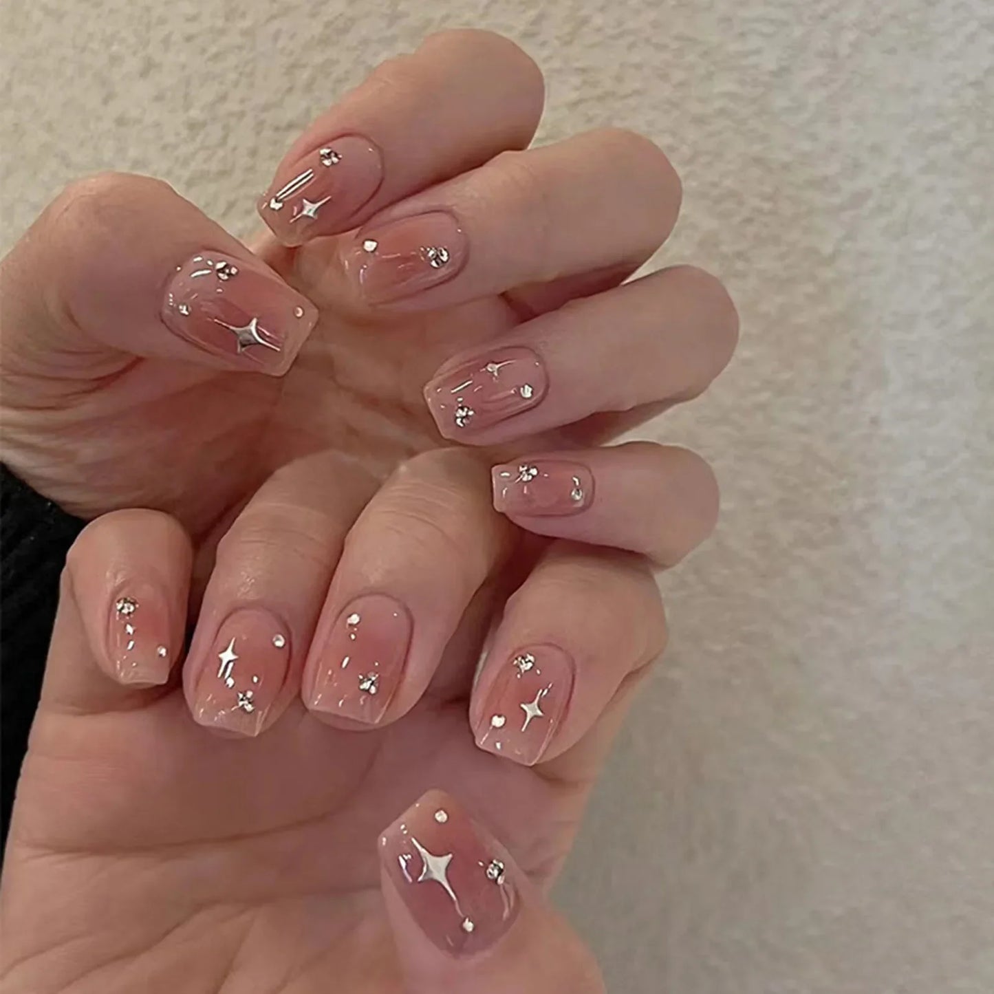 24Pcs Y2K Almond Press-On Nails