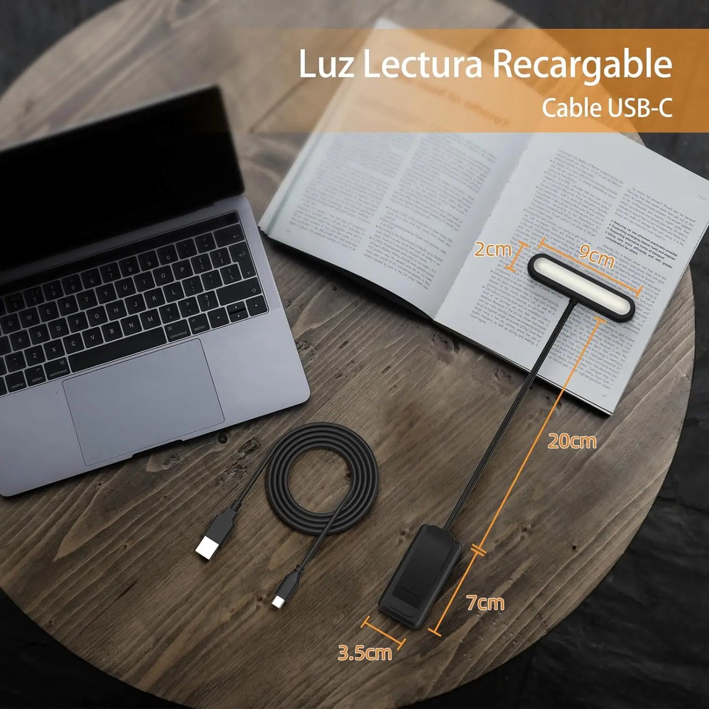 14 LEDs Rechargeable Book Light