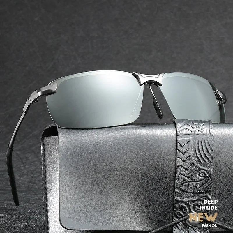 Photochromic Polarized Sunglasses Men