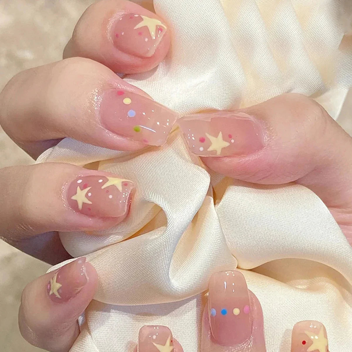 24Pcs Y2K Almond Press-On Nails