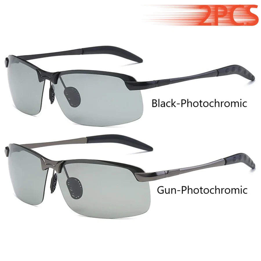 Photochromic Polarized Sunglasses Men