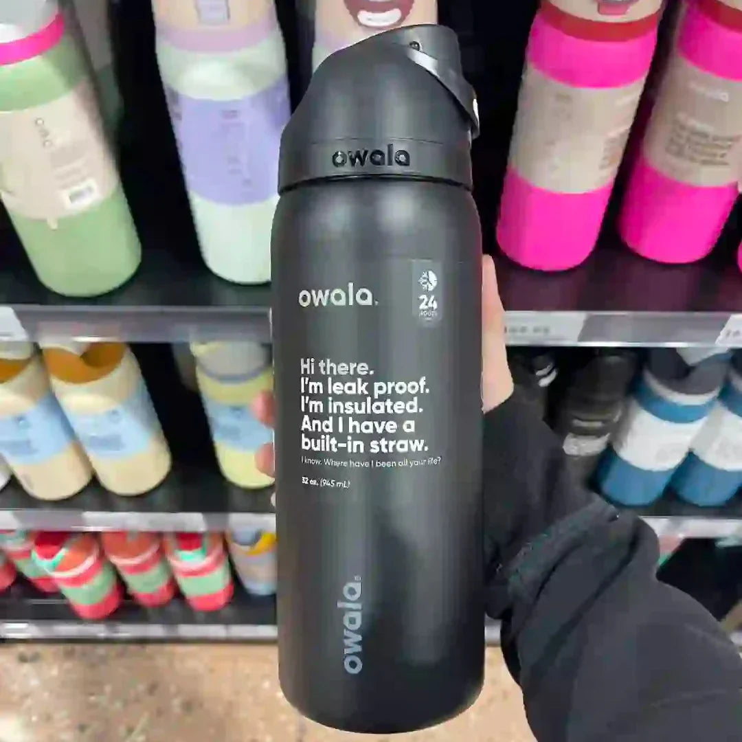 Owala Blue Insulated FreeSip Water Bottle