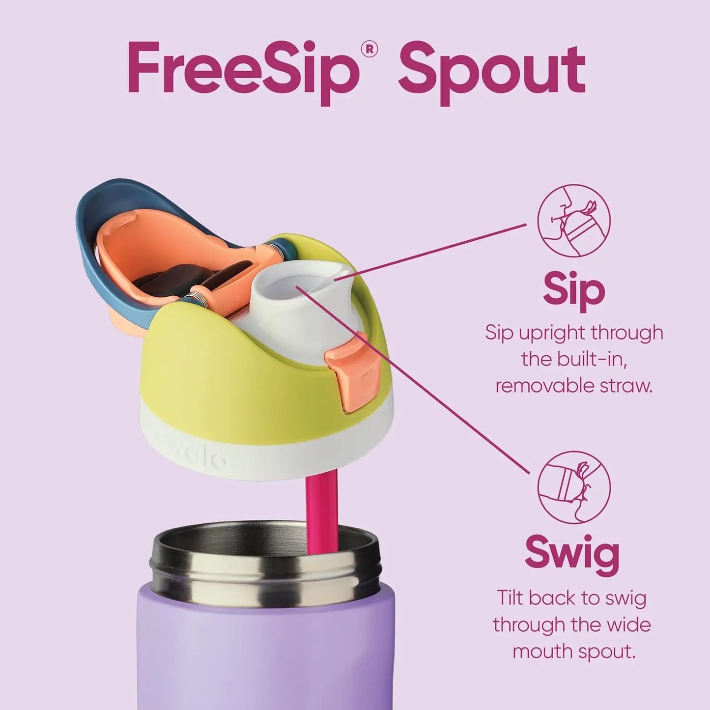 Owala Blue Insulated FreeSip Water Bottle