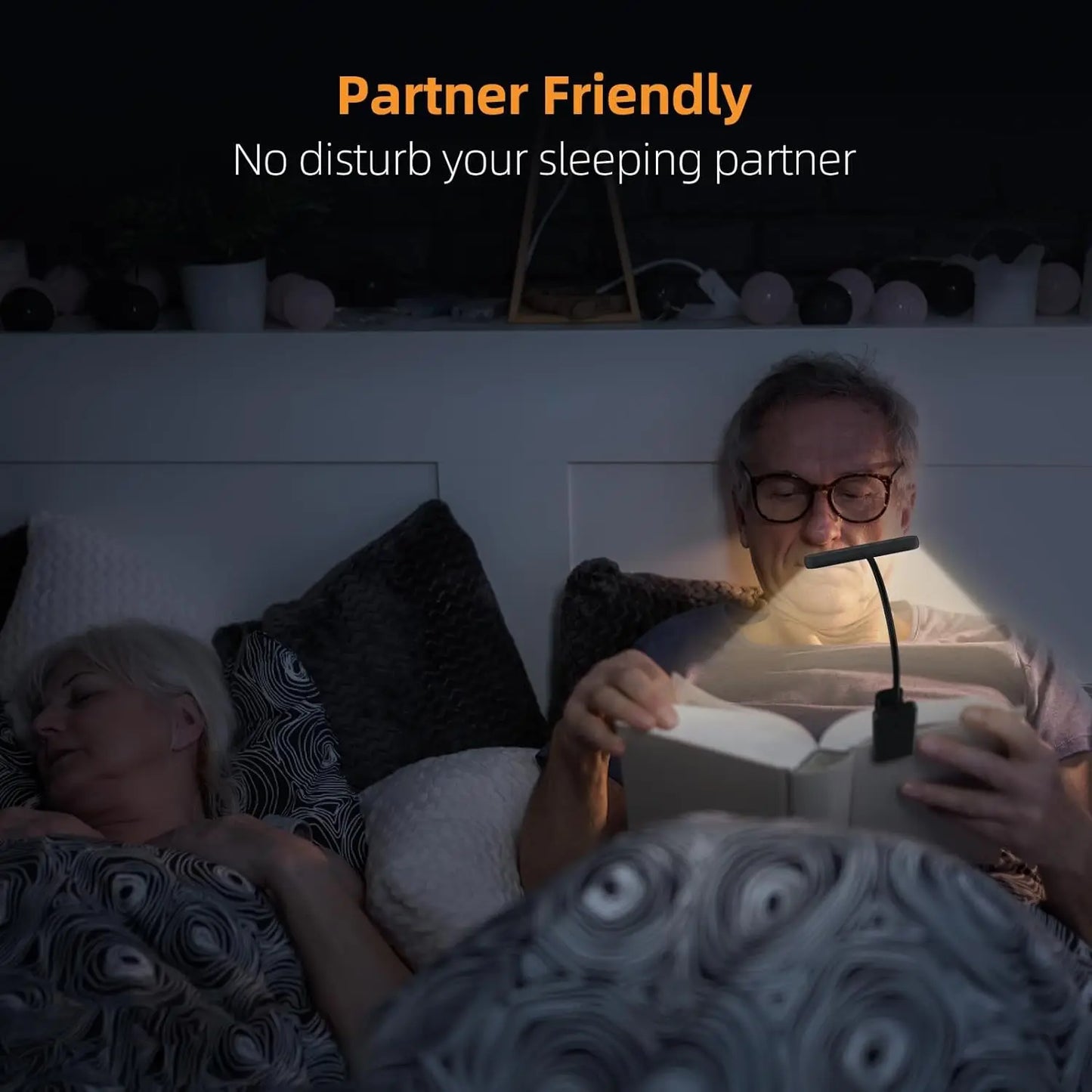14 LEDs Rechargeable Book Light