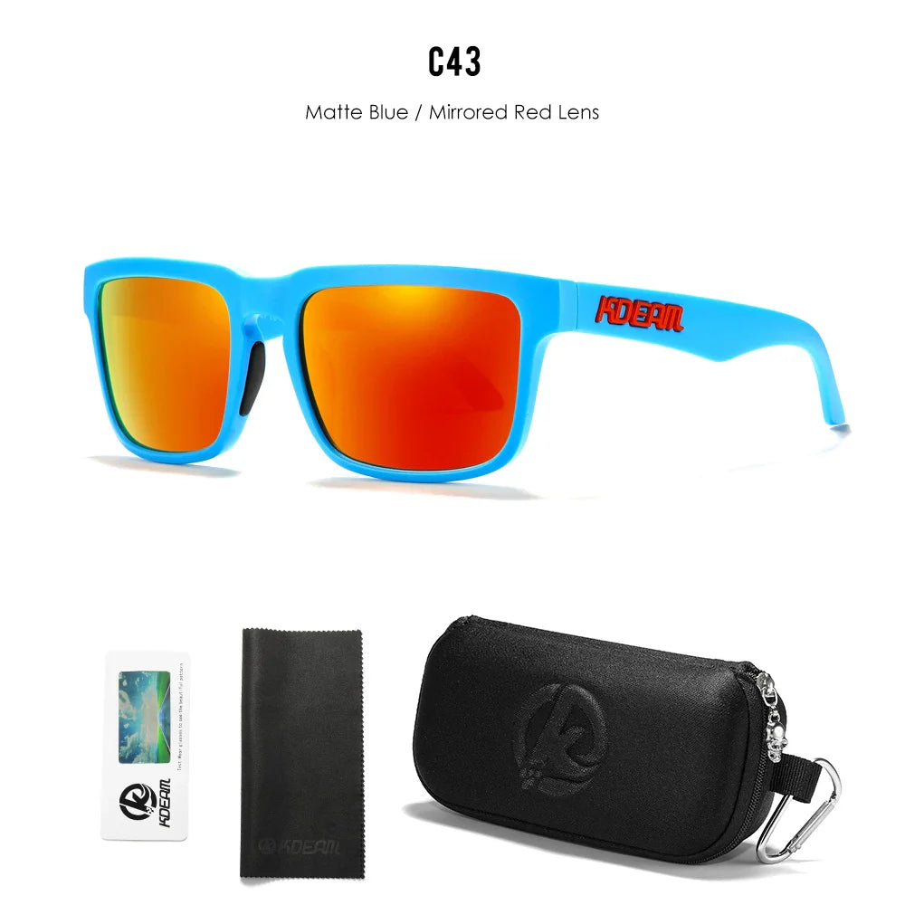 KDEAM Polarized Unisex Square Sunglasses