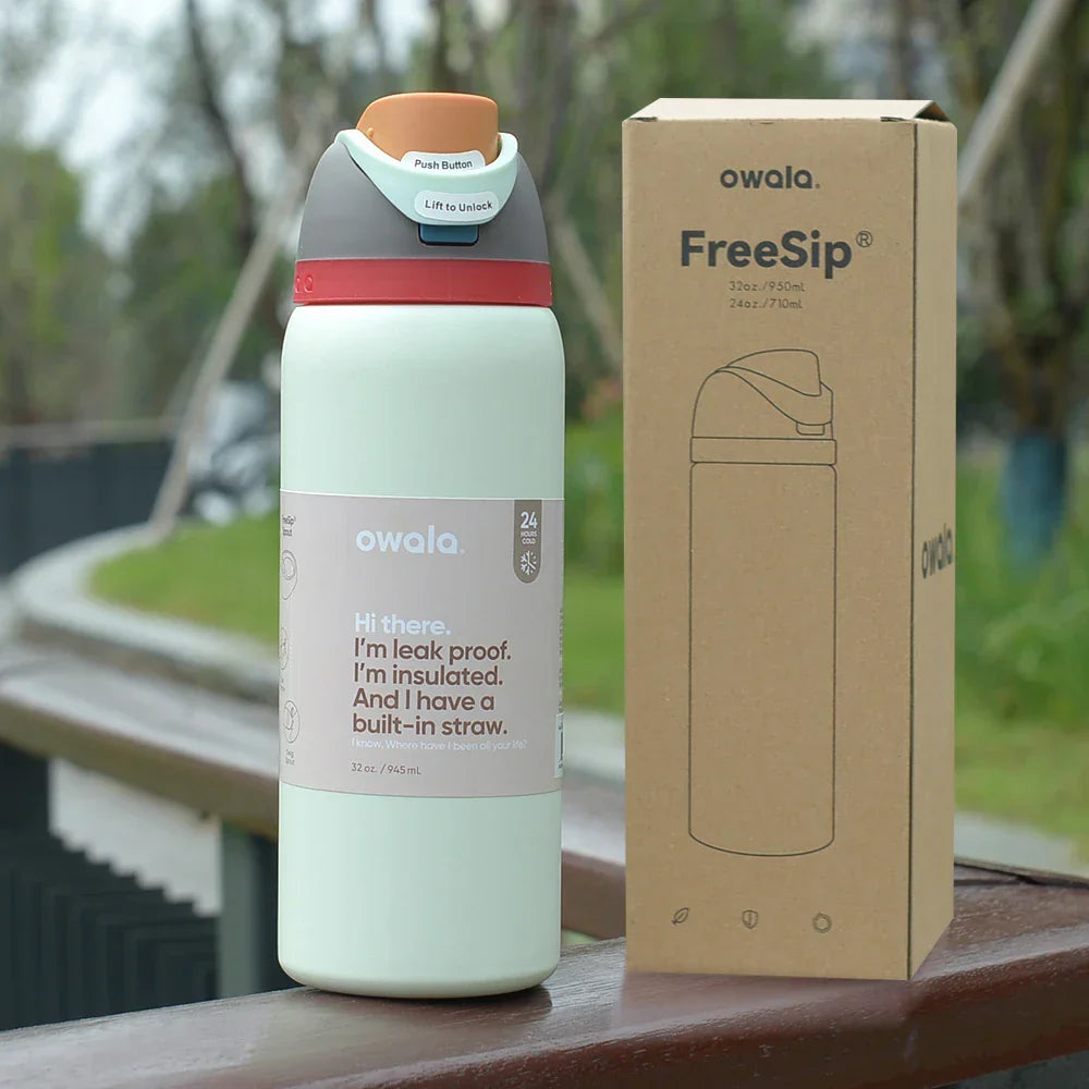 Owala Blue Insulated FreeSip Water Bottle