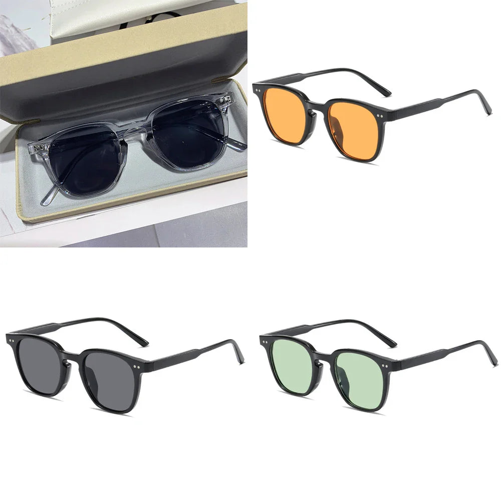 Vintage Luxury Square Round Sunglasses