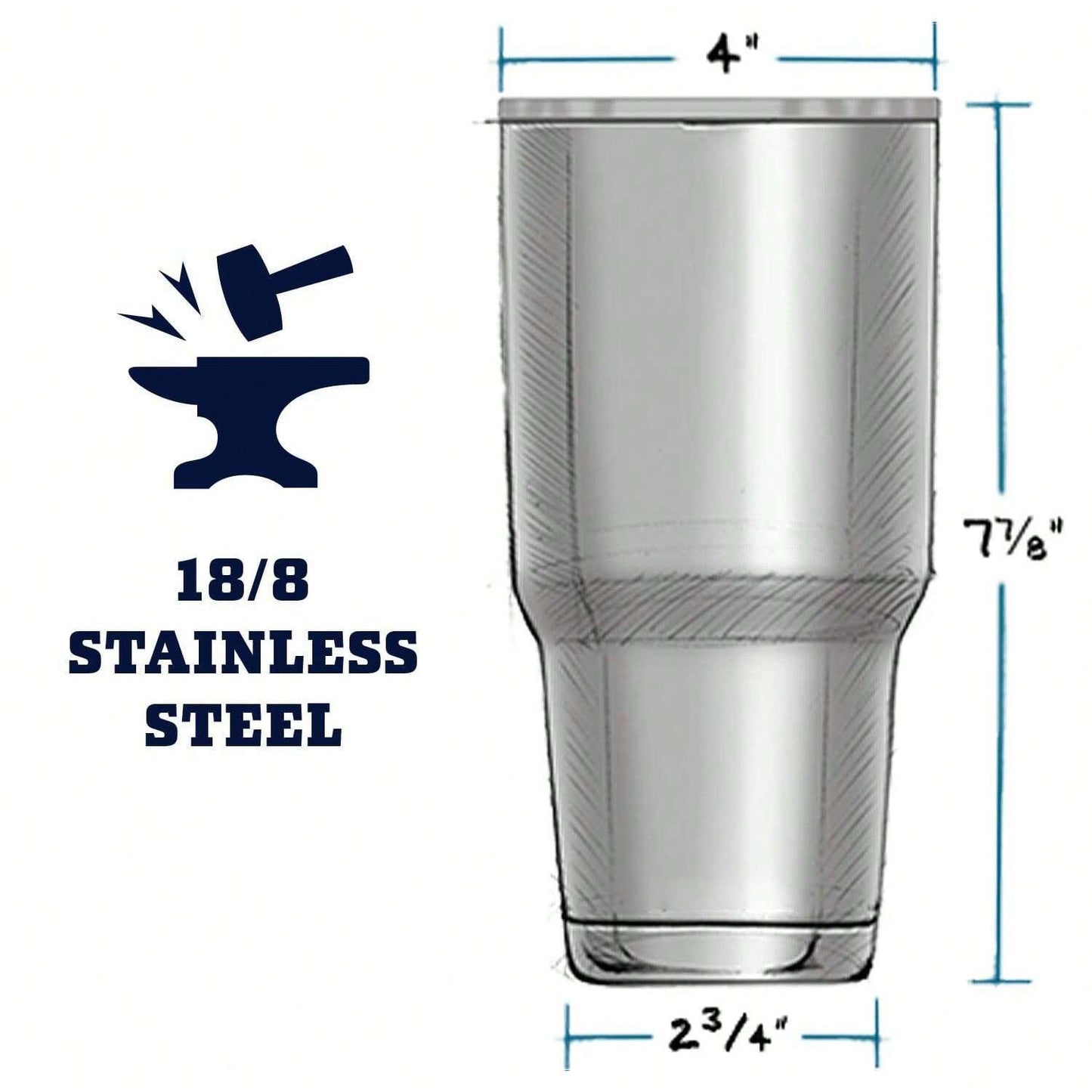 YETI Rambler 30 Oz Stainless Steel Vacuum Insulated Tumbler