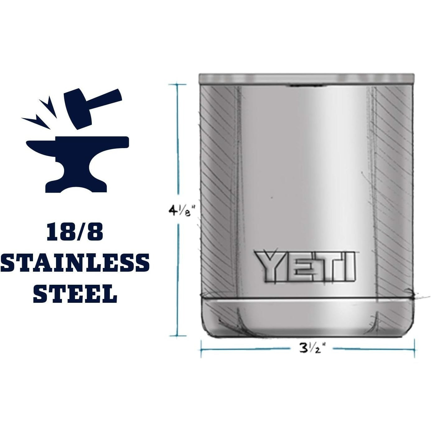 YETI Lowball 10oz – White