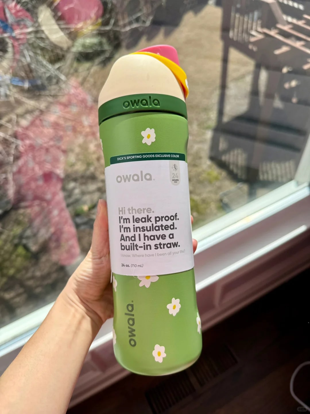Owala Insulated Sports Water Bottle - Darling Daisy