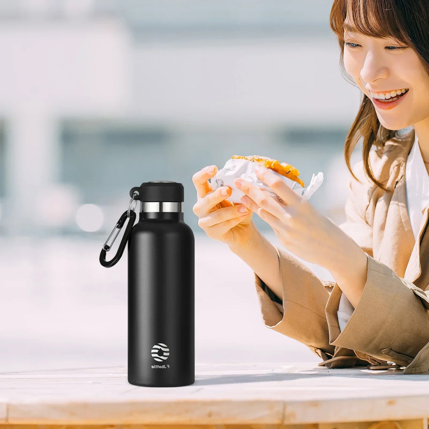 FEIJIAN Mini Thermos Bottle  ( Stainless steel )