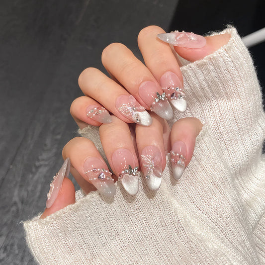 10Pcs Butterfly Cat’s Eye Nails